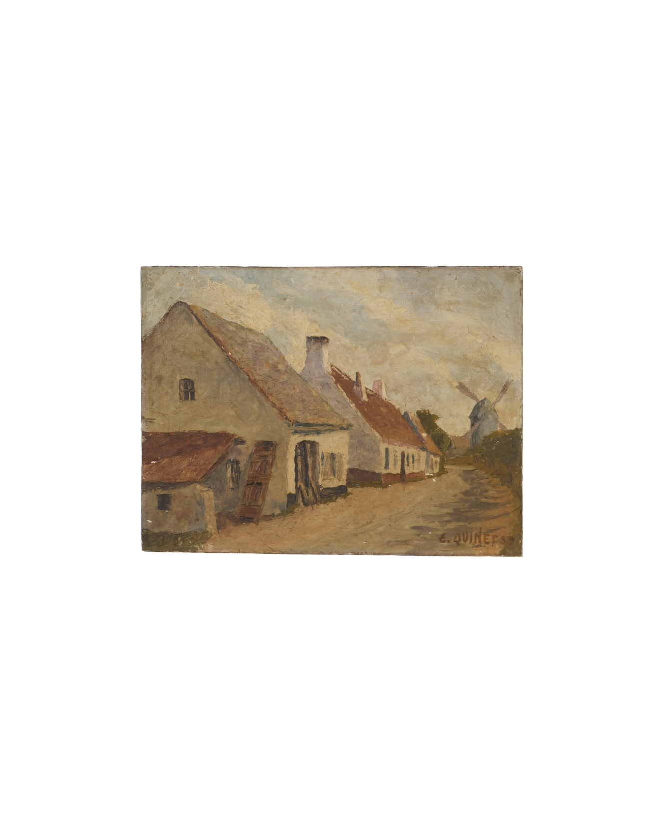 Landscape Painting - Quiet Town