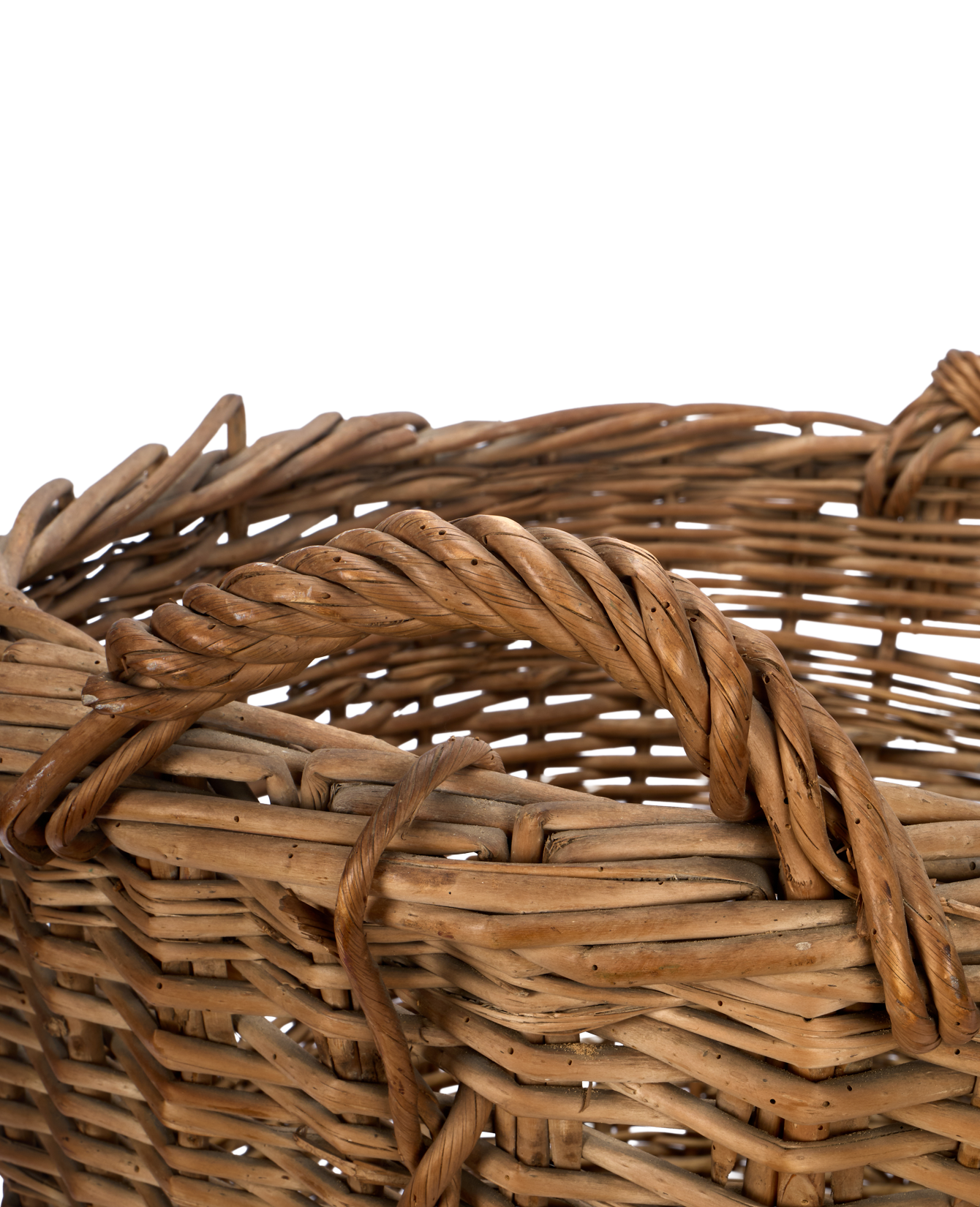 French Laundry Basket - Round
