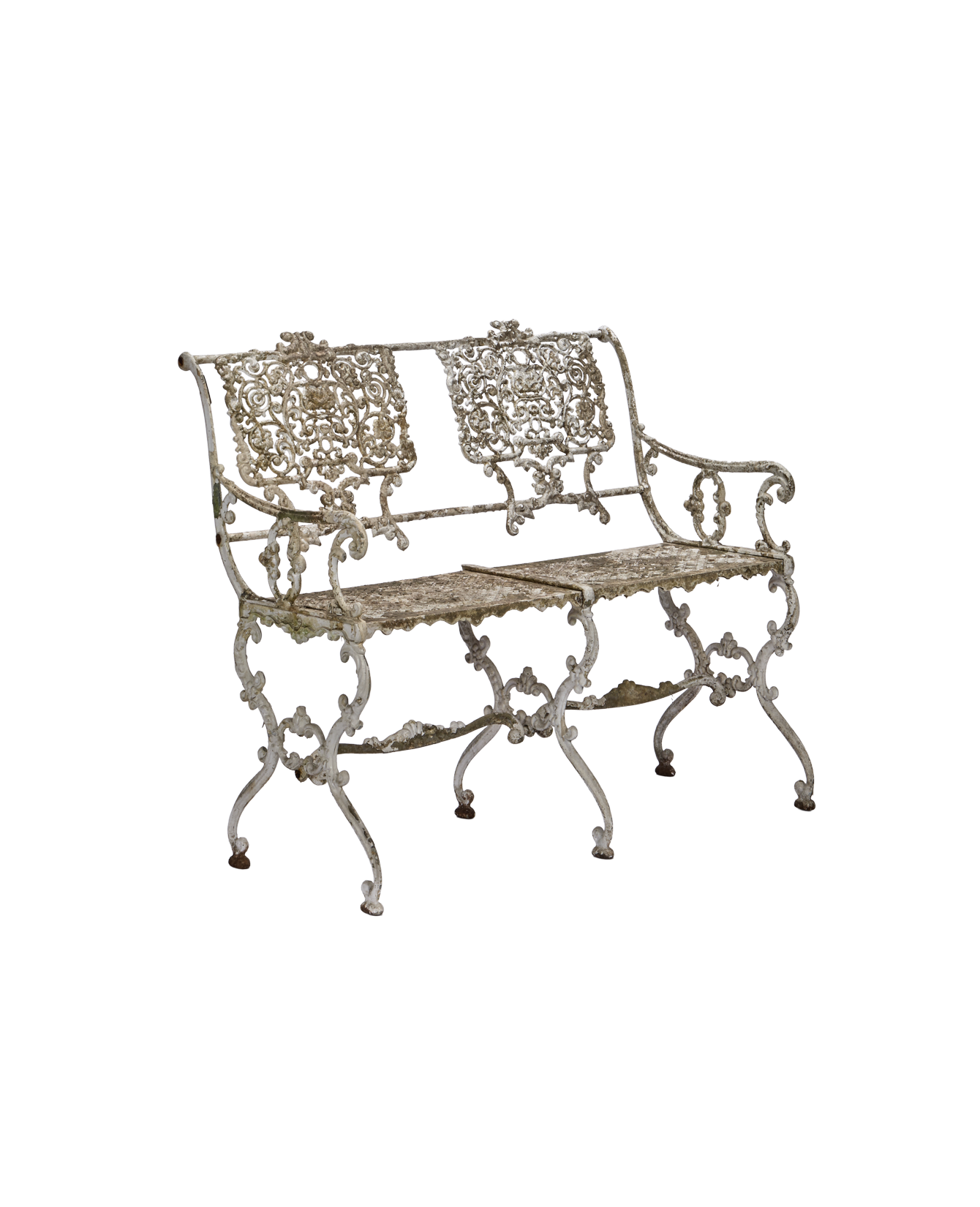 Iron Park Bench