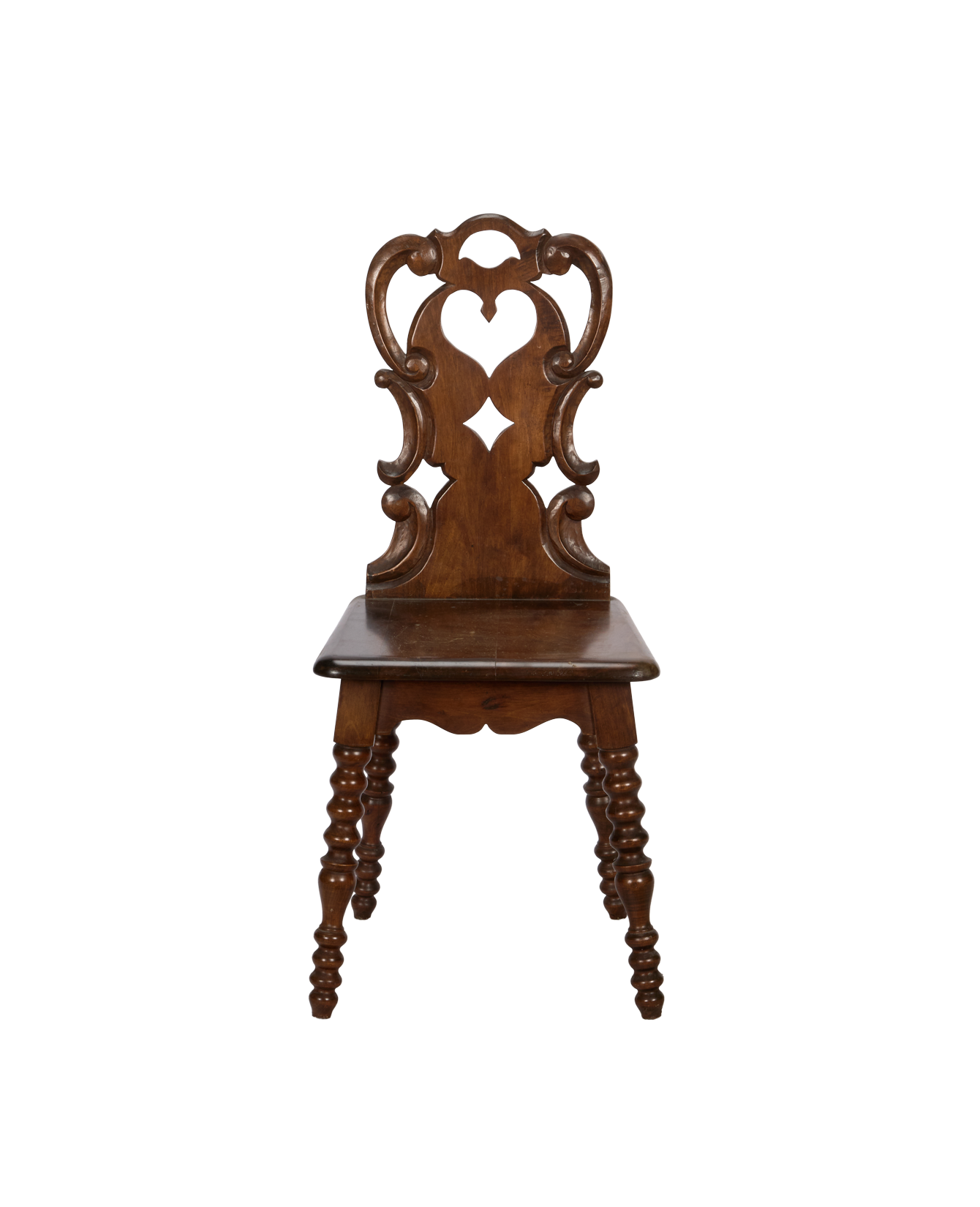 Vintage Ornamental Chair from France made of Wood
