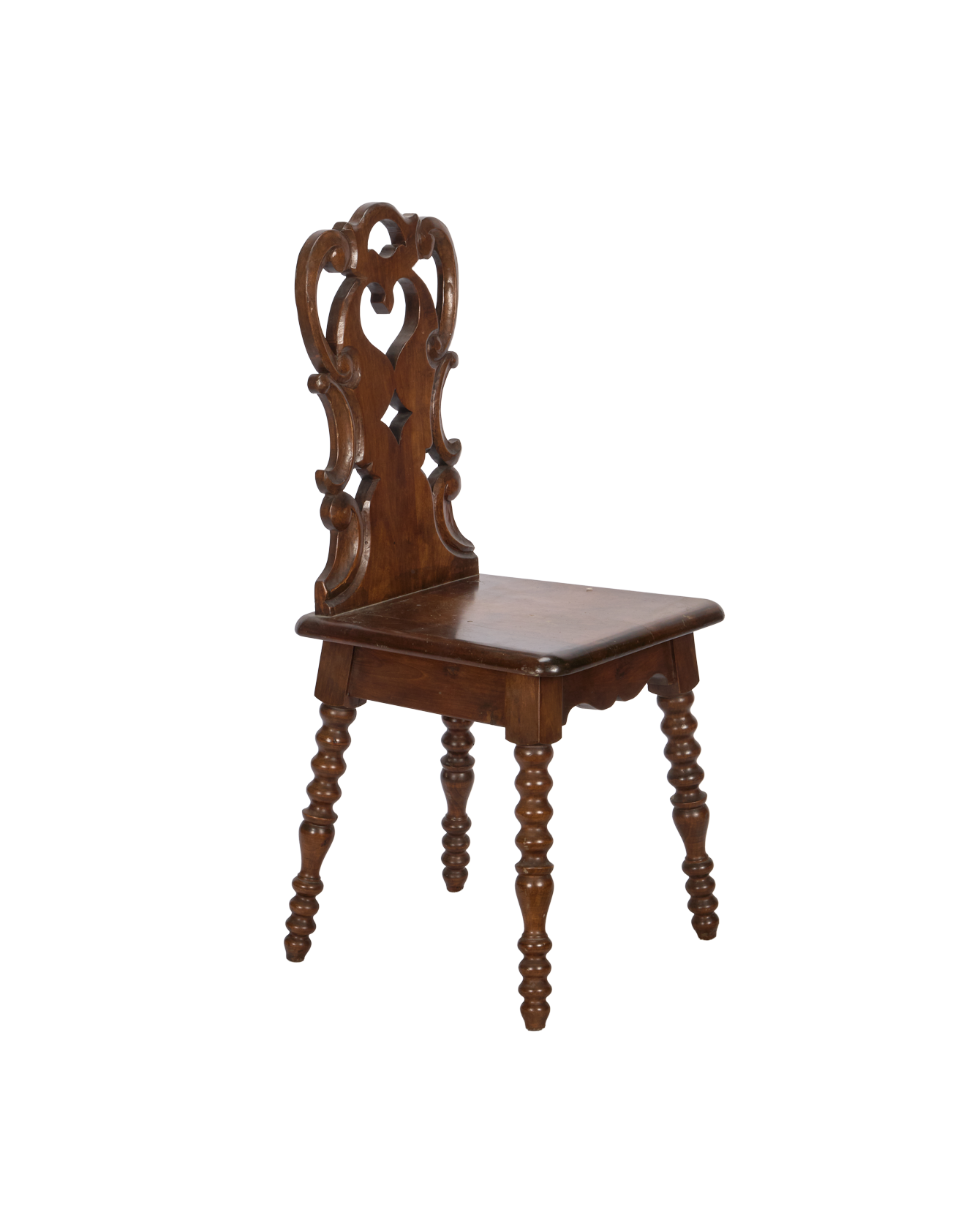 Vintage Ornamental Chair from France made of Wood
