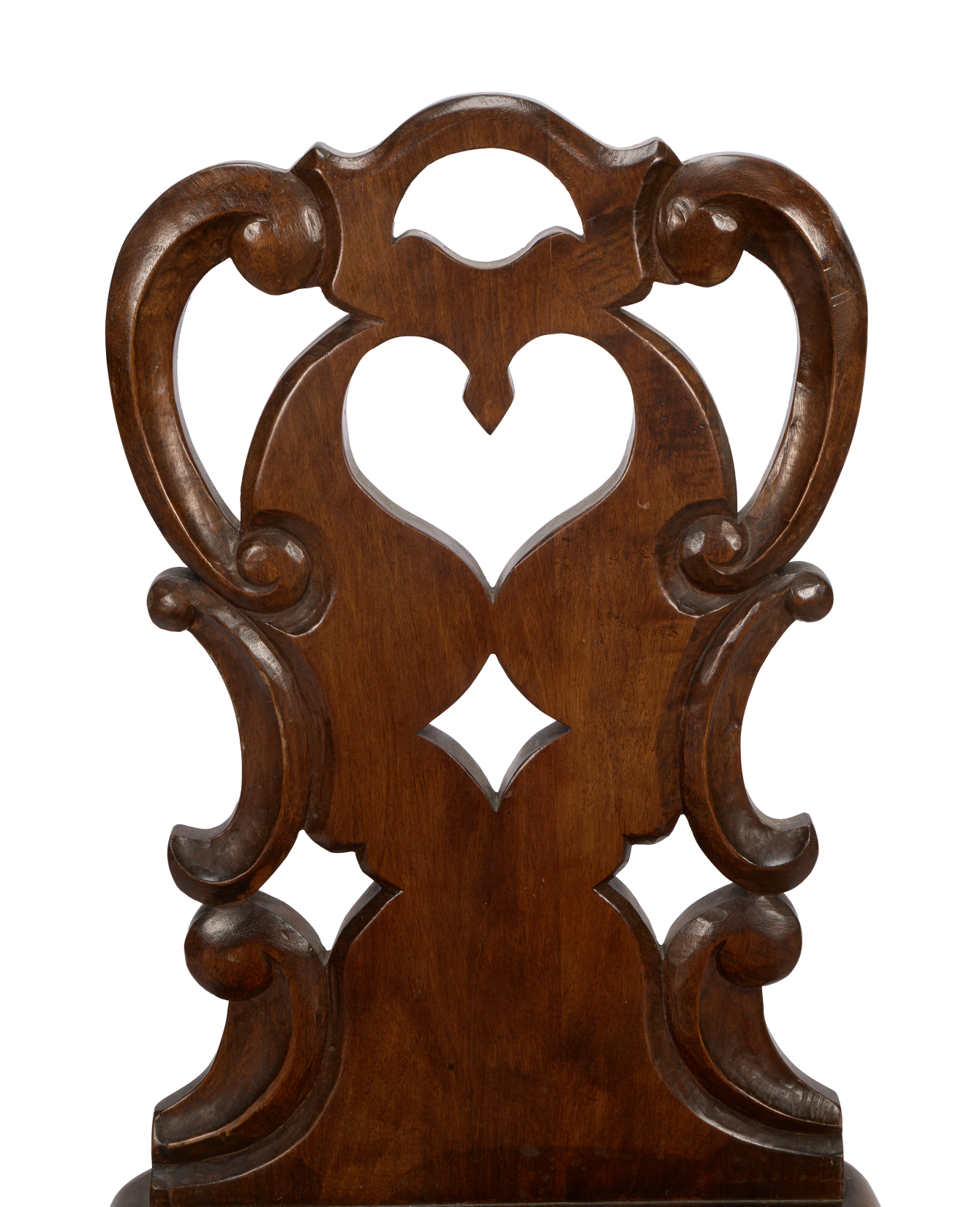 Vintage Ornamental Chair from France made of Wood