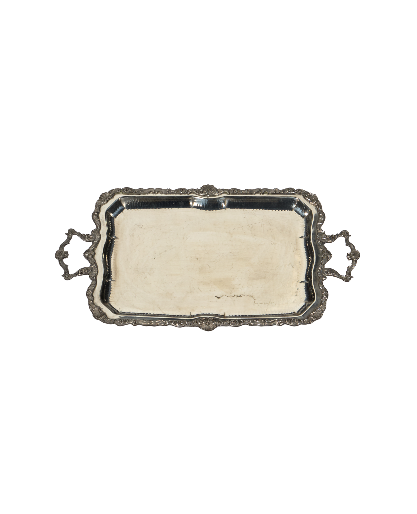 Vintage Silver Tray from France made of Metal