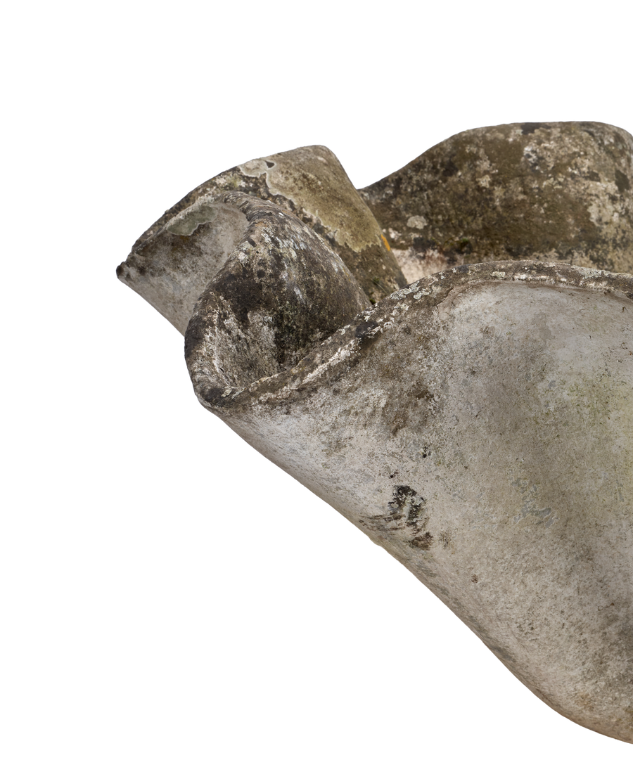 Vintage Willy Guhl Planter - Organic from Switzerland made of Cement