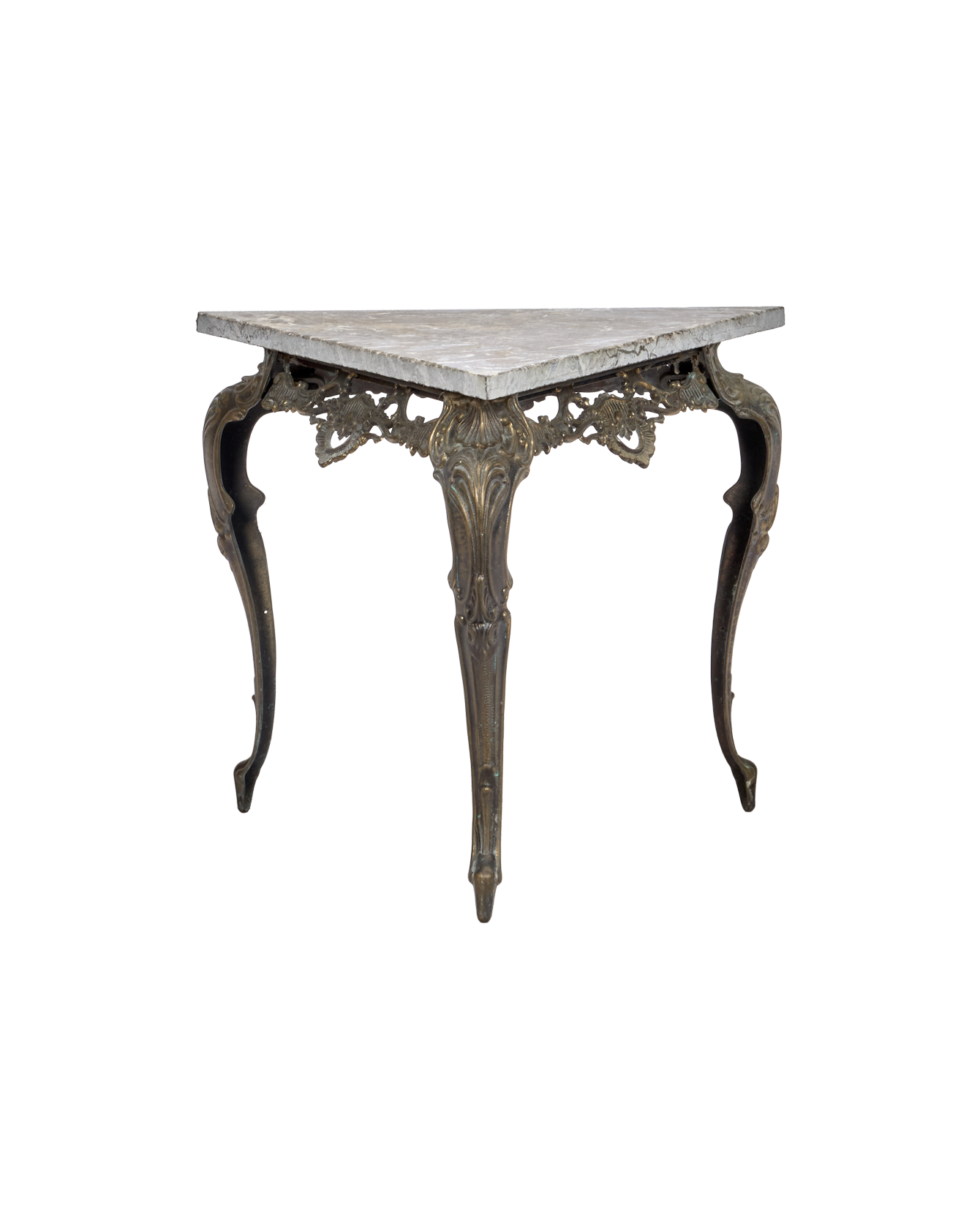 Triangle Marble Display Table