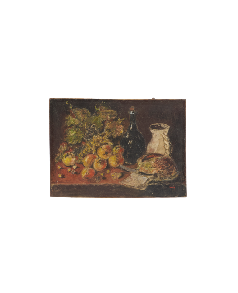 Vintage Du Vin et du Pain - Oil from France made of Wood