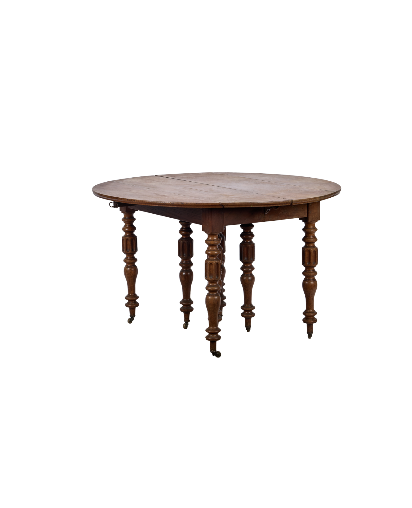 Turned Leg Drop Leaf Table