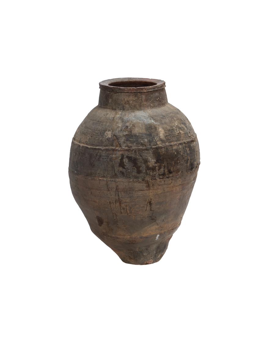 Vintage Olive Jar from Turkey made of Ceramic