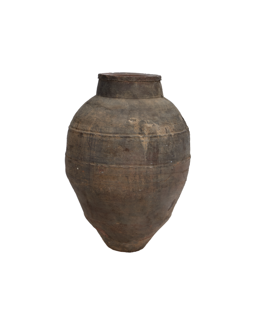 Vintage Olive Jar from Turkey made of Ceramic