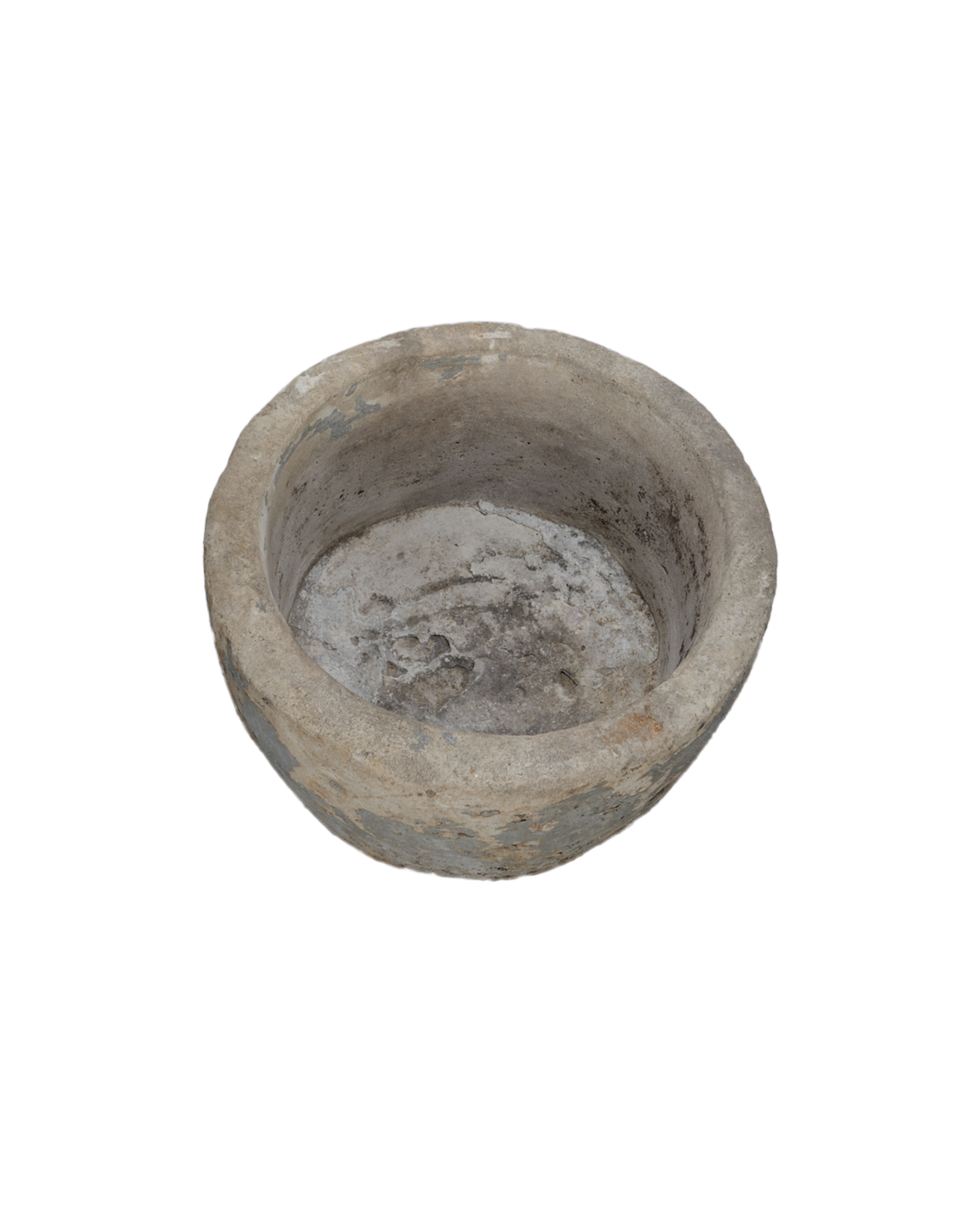 Vintage Limestone Trough - Round from Indonesia - Planters, Fountains, & Water Features