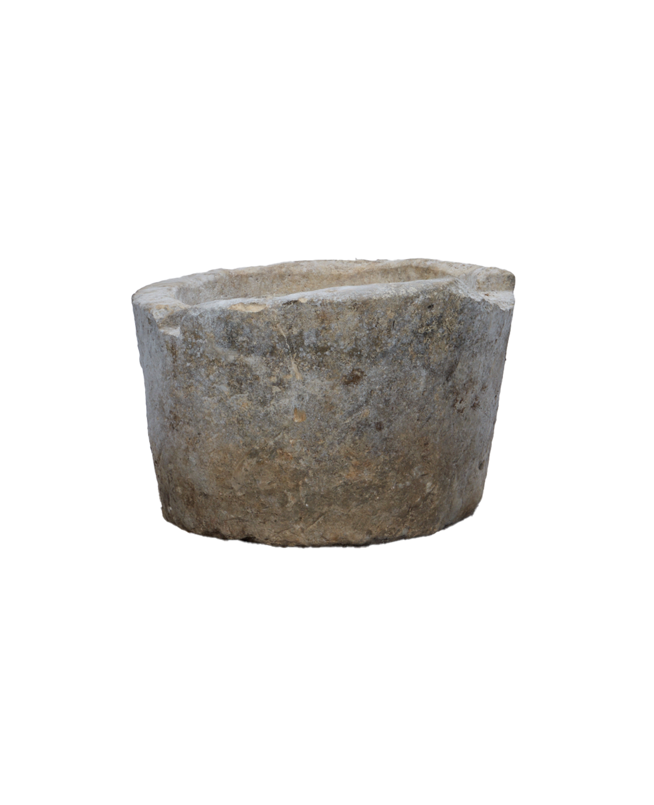 Vintage Limestone Trough - Round from Indonesia - Planters, Fountains, & Water Features