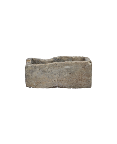 Vintage Limestone Trough - Rectangle from Indonesia - Planters, Fountains, & Water Features