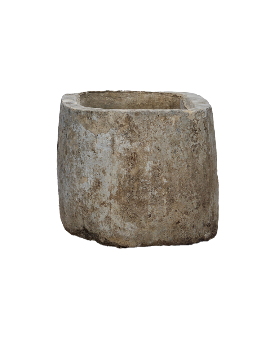 Vintage Limestone Trough - Rectangle from Indonesia - Planters, Fountains, & Water Features