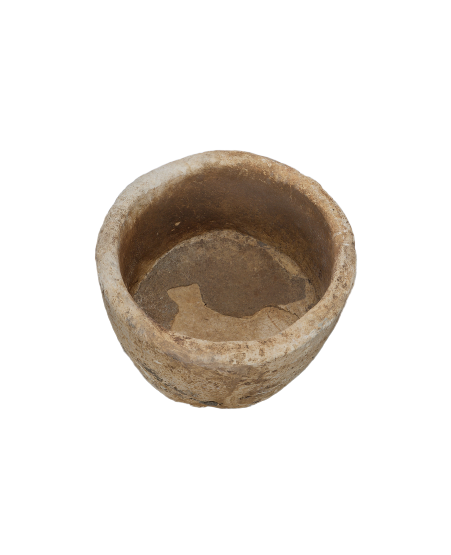 Vintage Limestone Trough - Round from Indonesia - Planters, Fountains, & Water Features