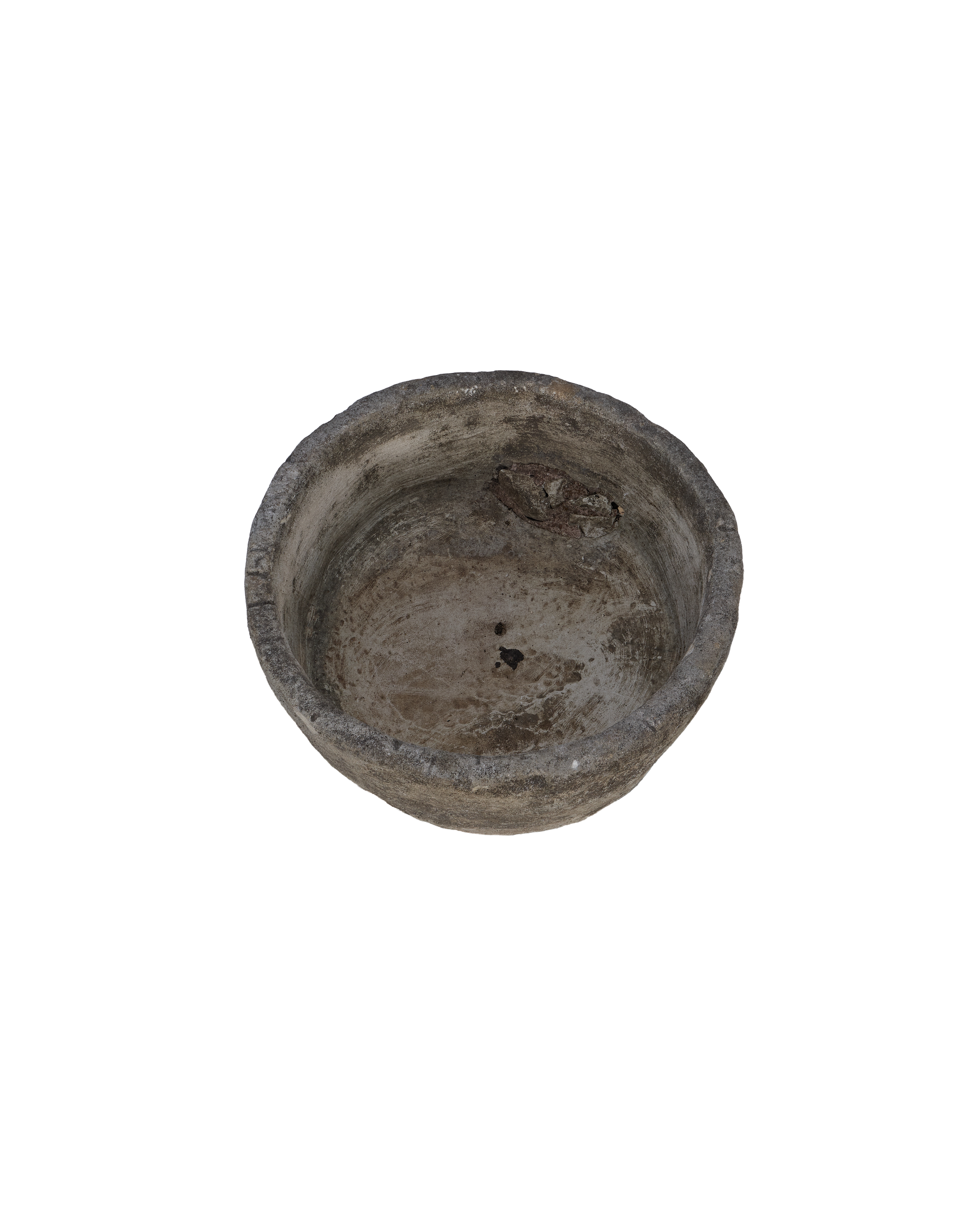 Vintage Limestone Trough - Round from Indonesia - Planters, Fountains, & Water Features