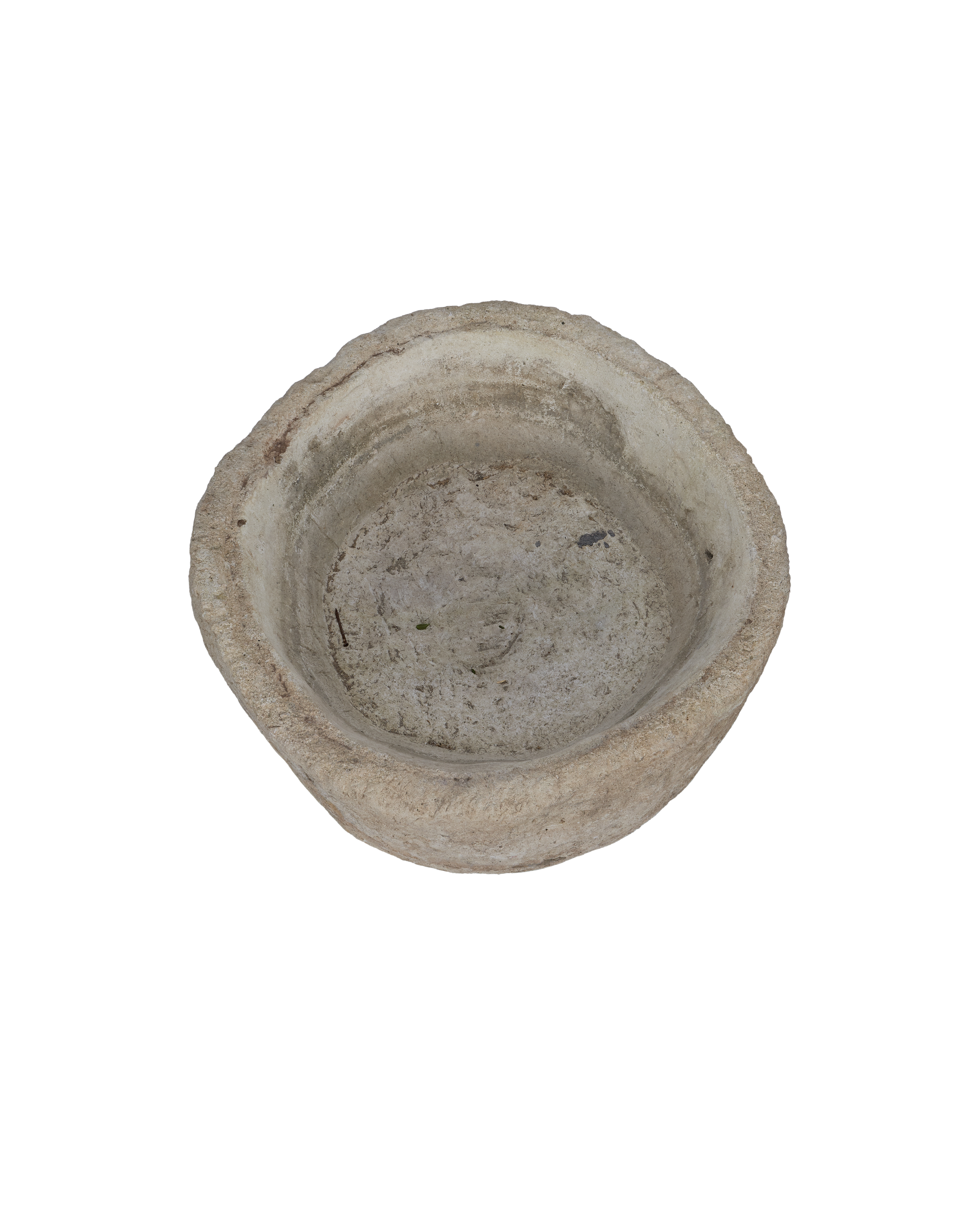 Vintage Limestone Trough - Round from Indonesia - Planters, Fountains, & Water Features