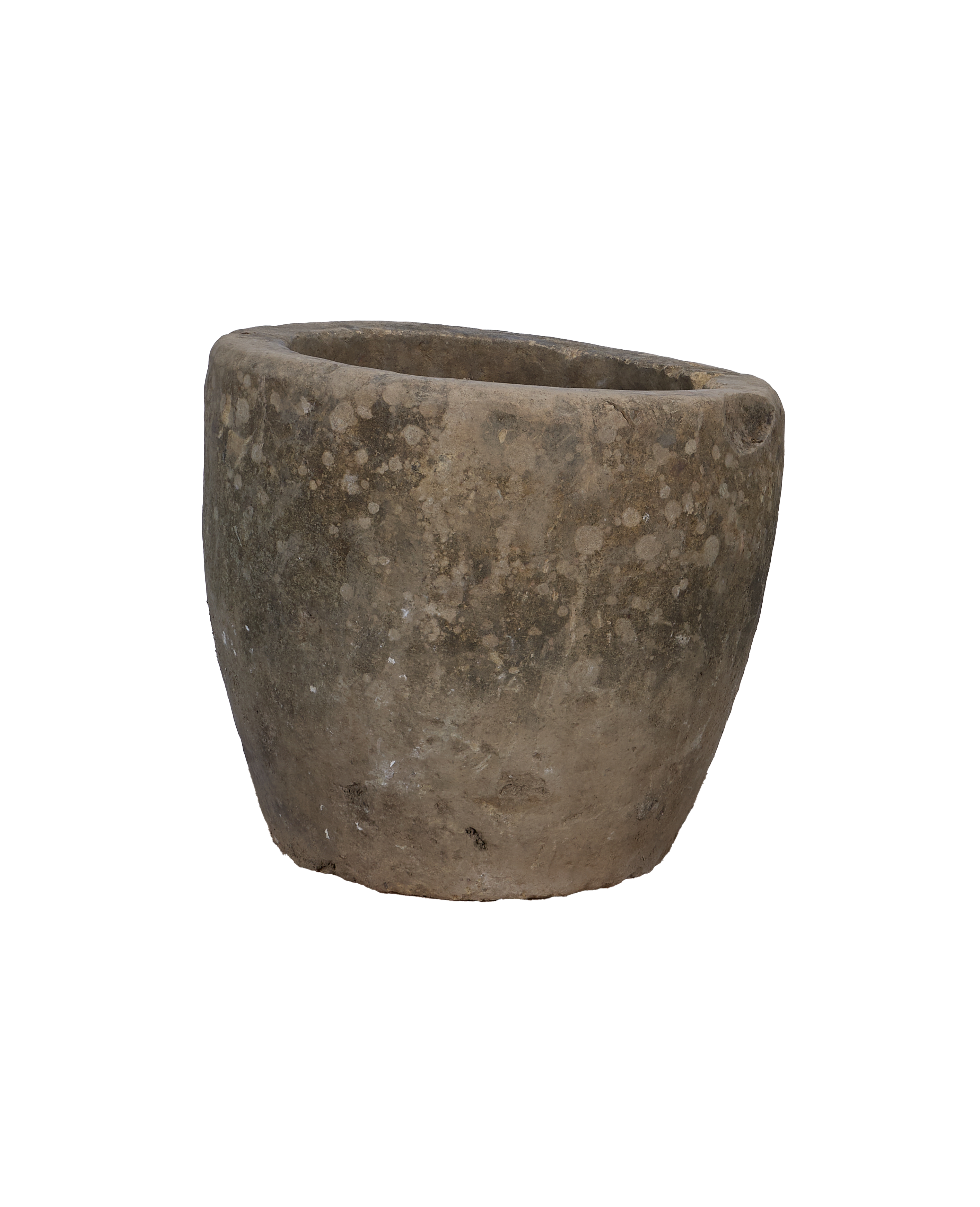 Vintage Limestone Trough - Round from Indonesia - Planters, Fountains, & Water Features