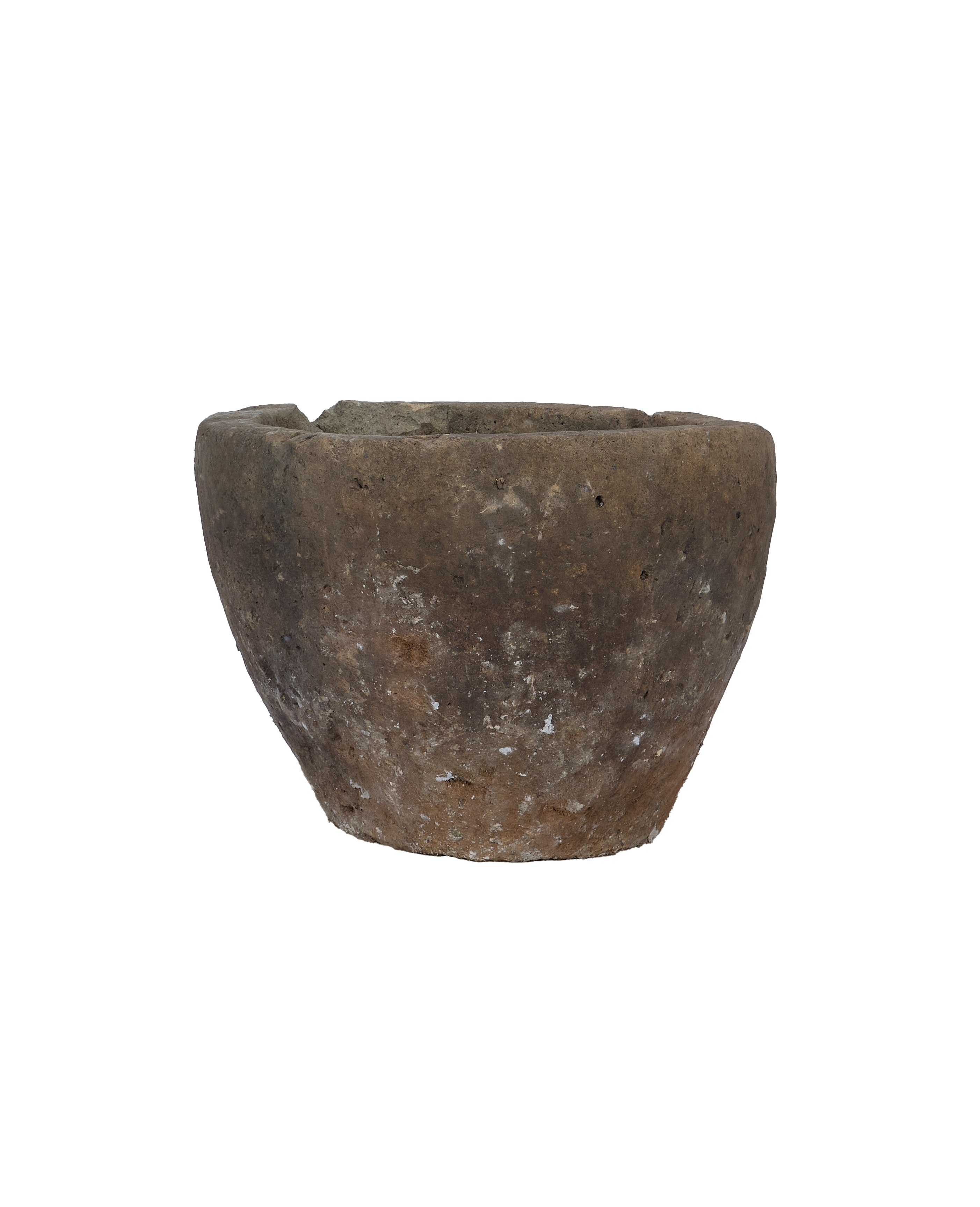 Vintage Limestone Trough - Round from Indonesia - Planters, Fountains, & Water Features