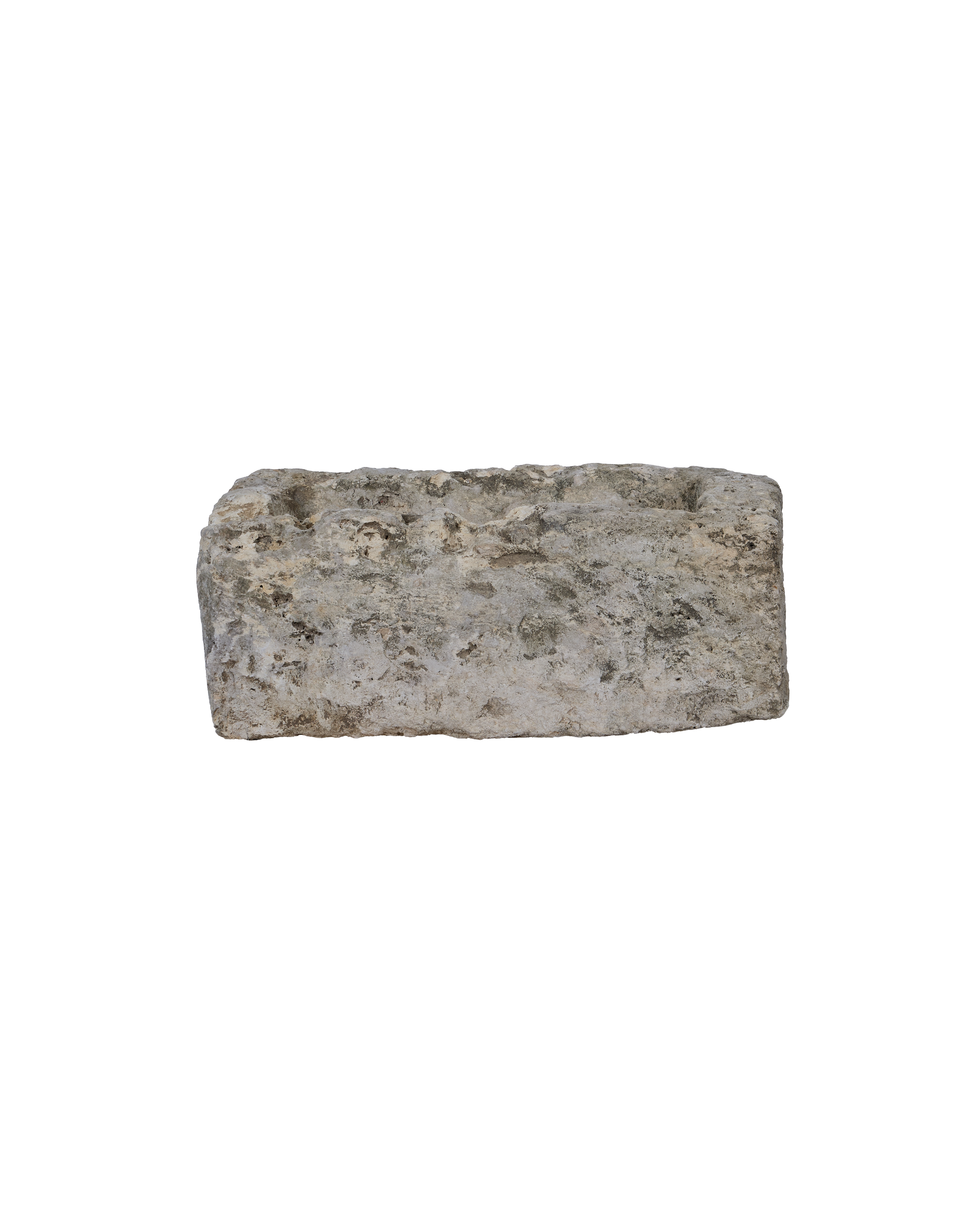 Vintage Limestone Trough - Rectangle from Indonesia - Planters, Fountains, & Water Features