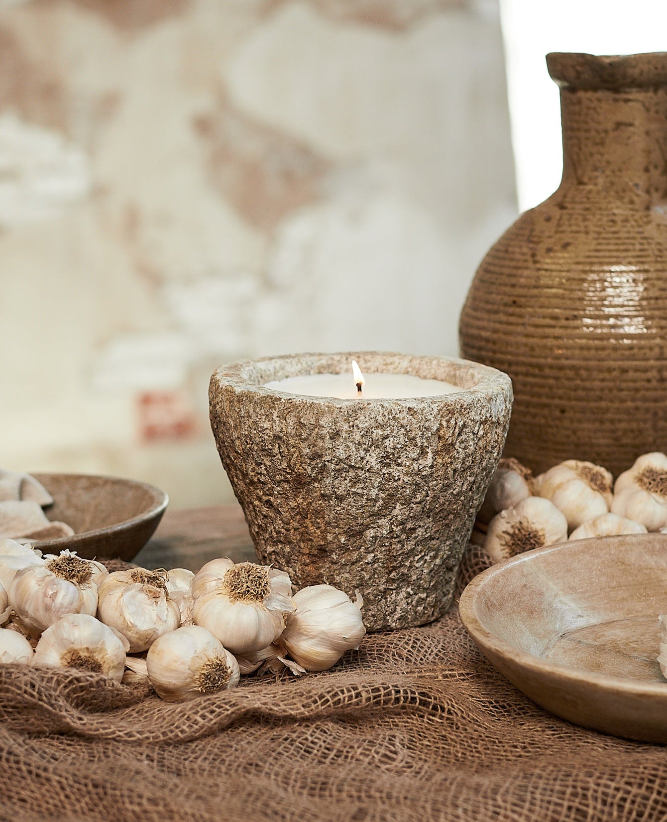 Designed The Atelier Candle - Stone from China made of Stone