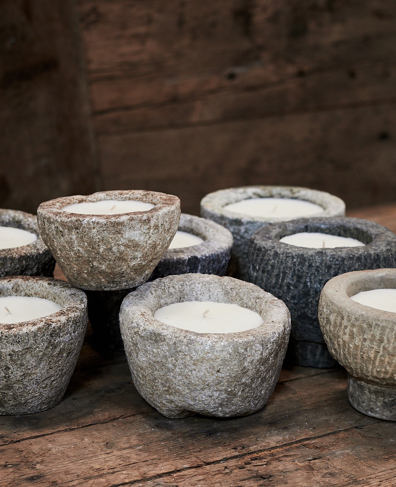 Designed The Atelier Candle - Stone from China made of Stone