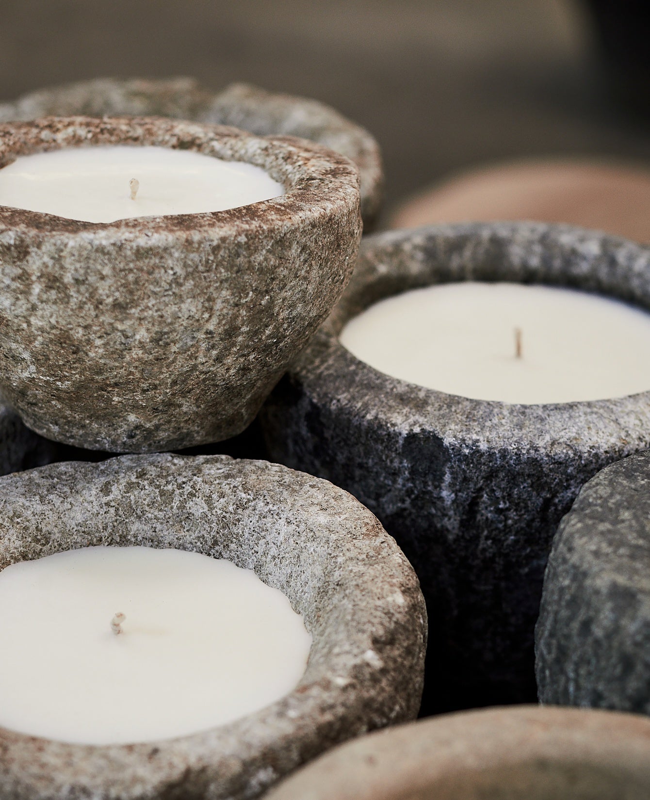 Designed The Atelier Candle - Stone from China made of Stone
