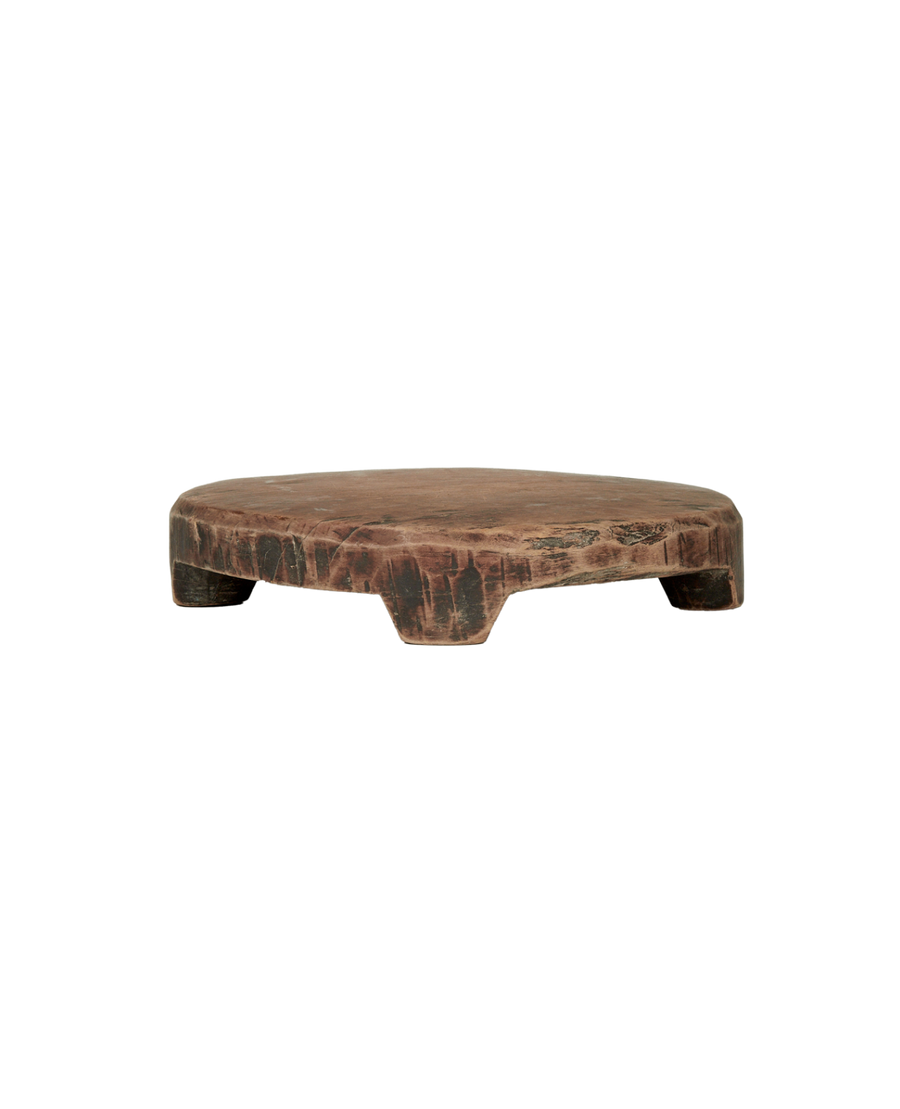 Vintage Wood Riser - Natural from India made of Wood