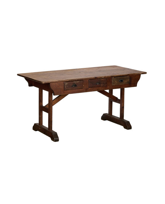 6 Drawer Farm Table