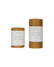 Classic Beeswax Pillar Candle - Natural