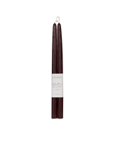 Drippy Beeswax Taper Candle - Burgundy