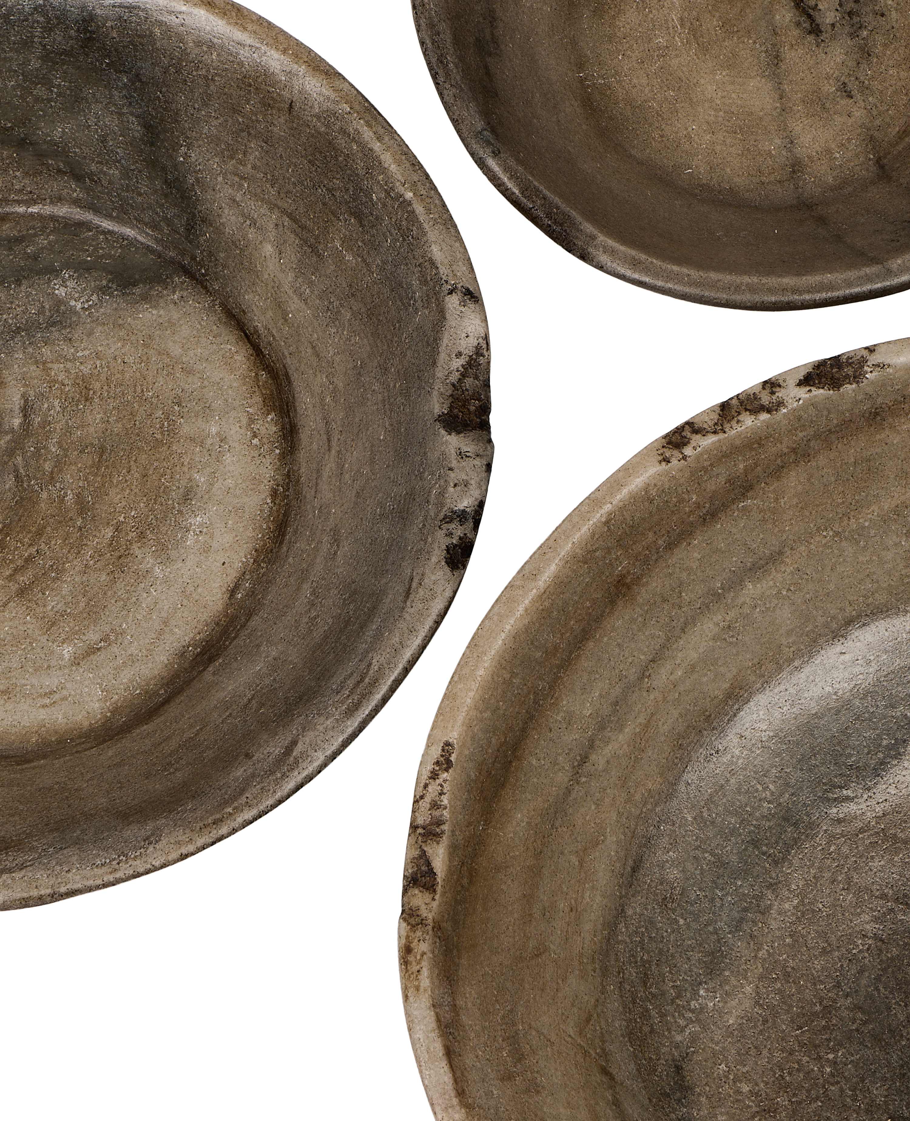 Carved Marble Bowl - Gray