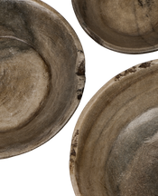 Carved Marble Bowl - Gray