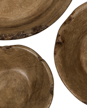 Carved Marble Bowl - Dark