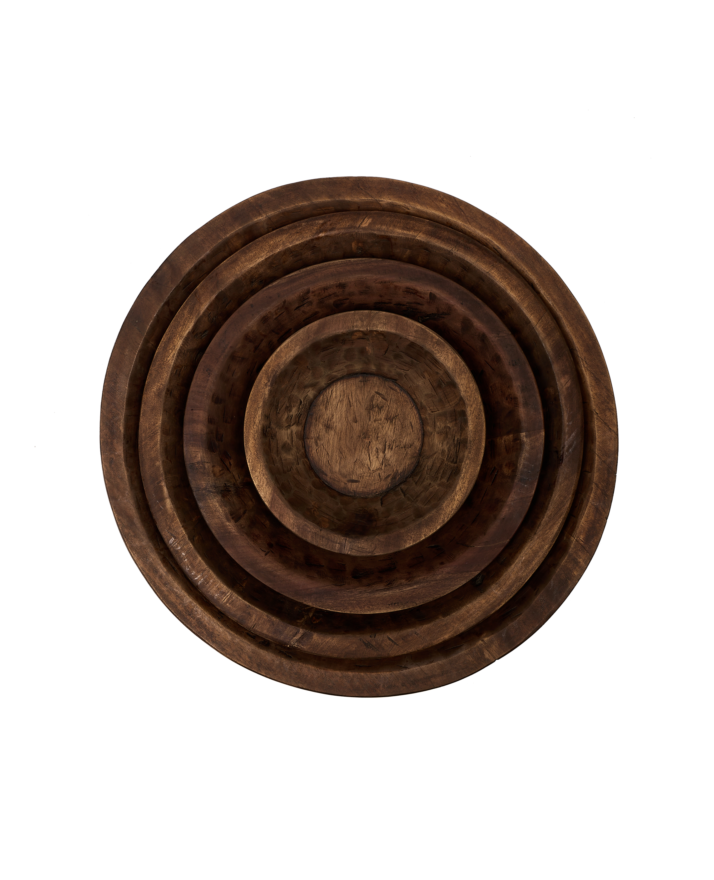 Carved Wood Bowl - Natural