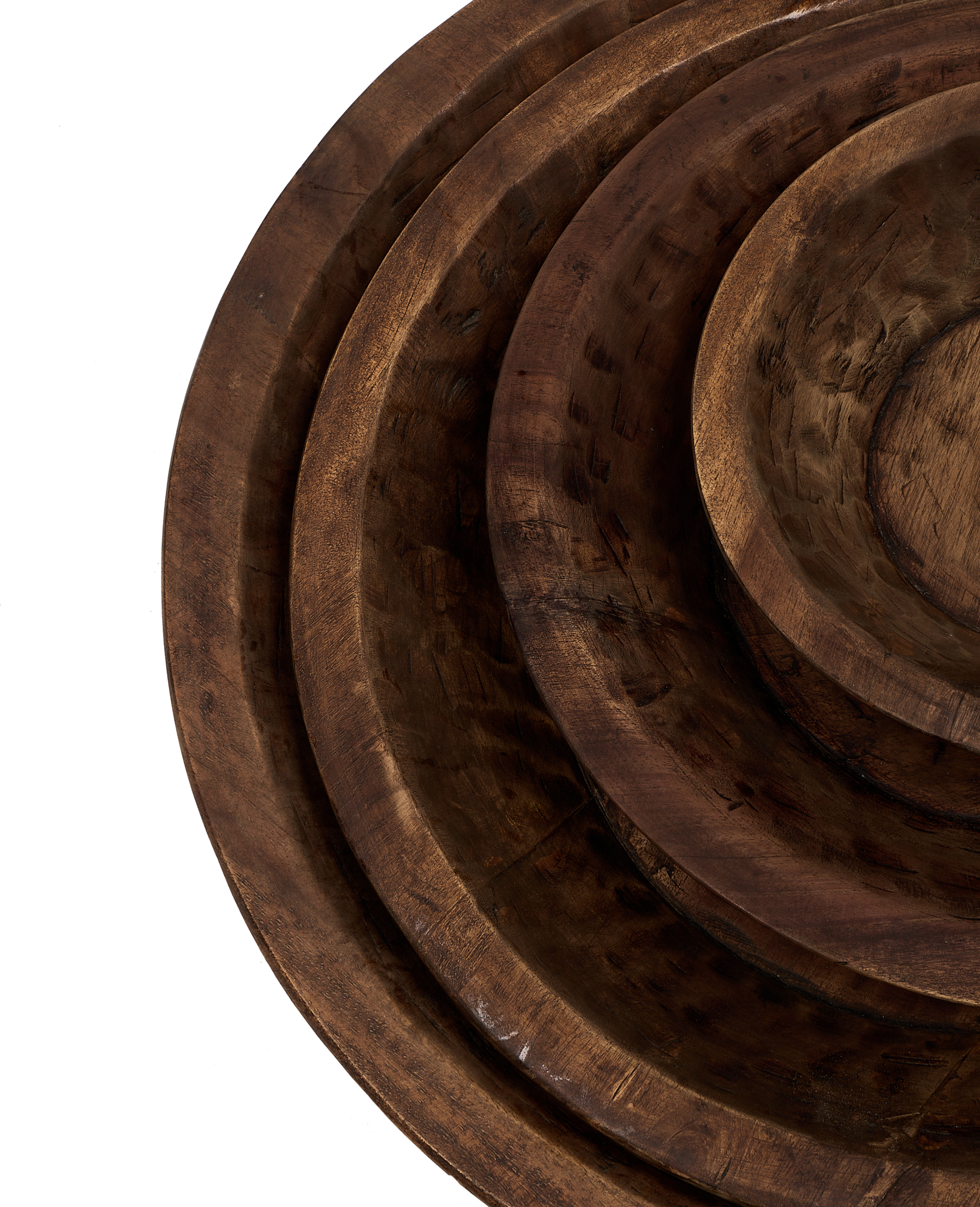 Carved Wood Bowl - Natural