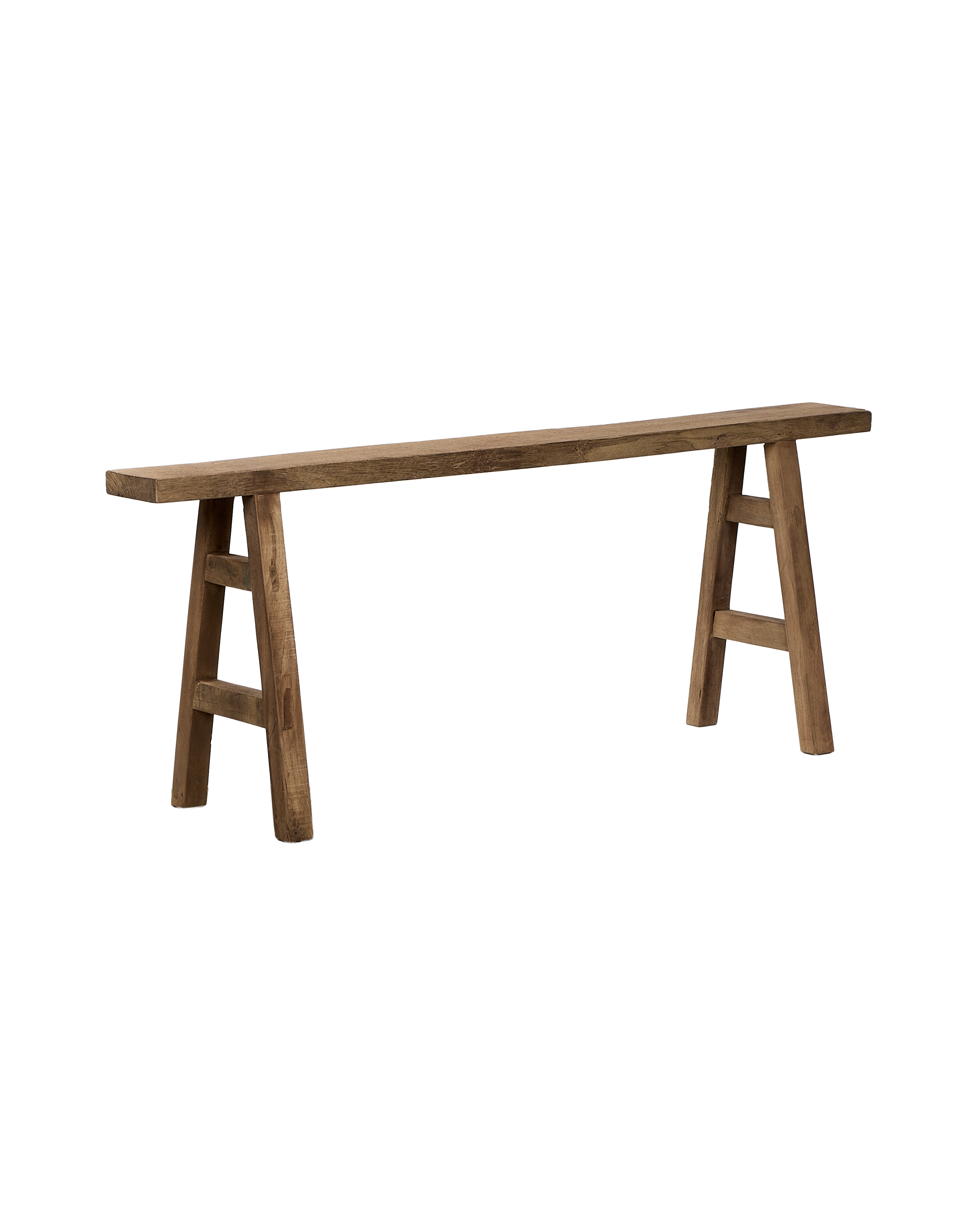 Skinny Reclaimed Wood Bench