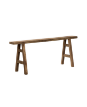 Skinny Reclaimed Wood Bench