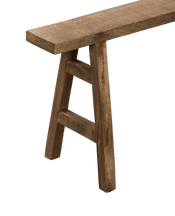 Skinny Reclaimed Wood Bench