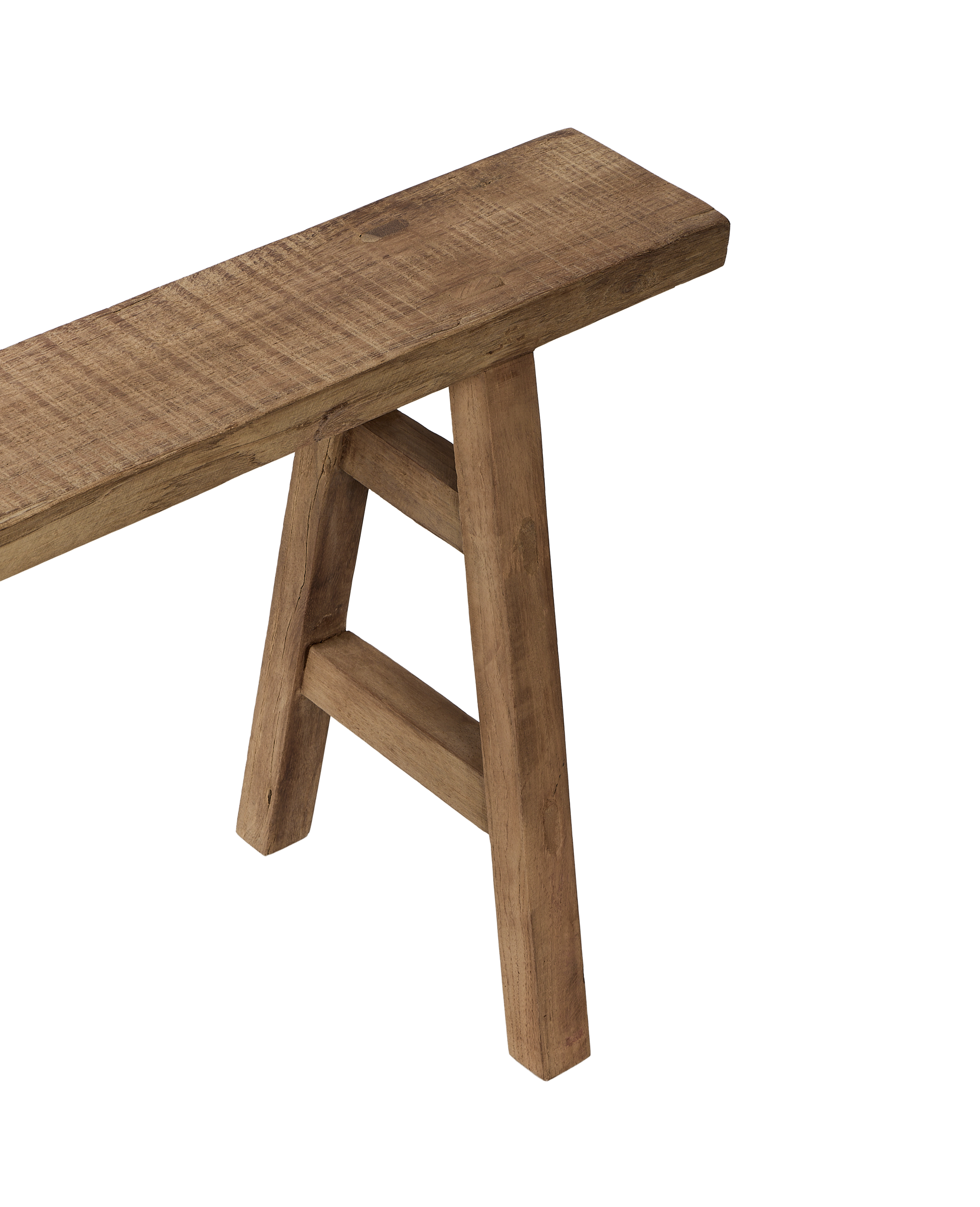 Skinny Reclaimed Wood Bench