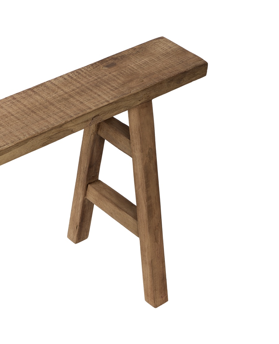 Skinny Reclaimed Wood Bench