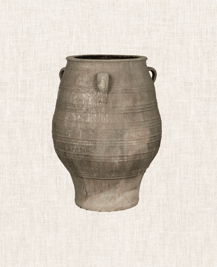 Antique Pithari Pot from Greece made of Clay