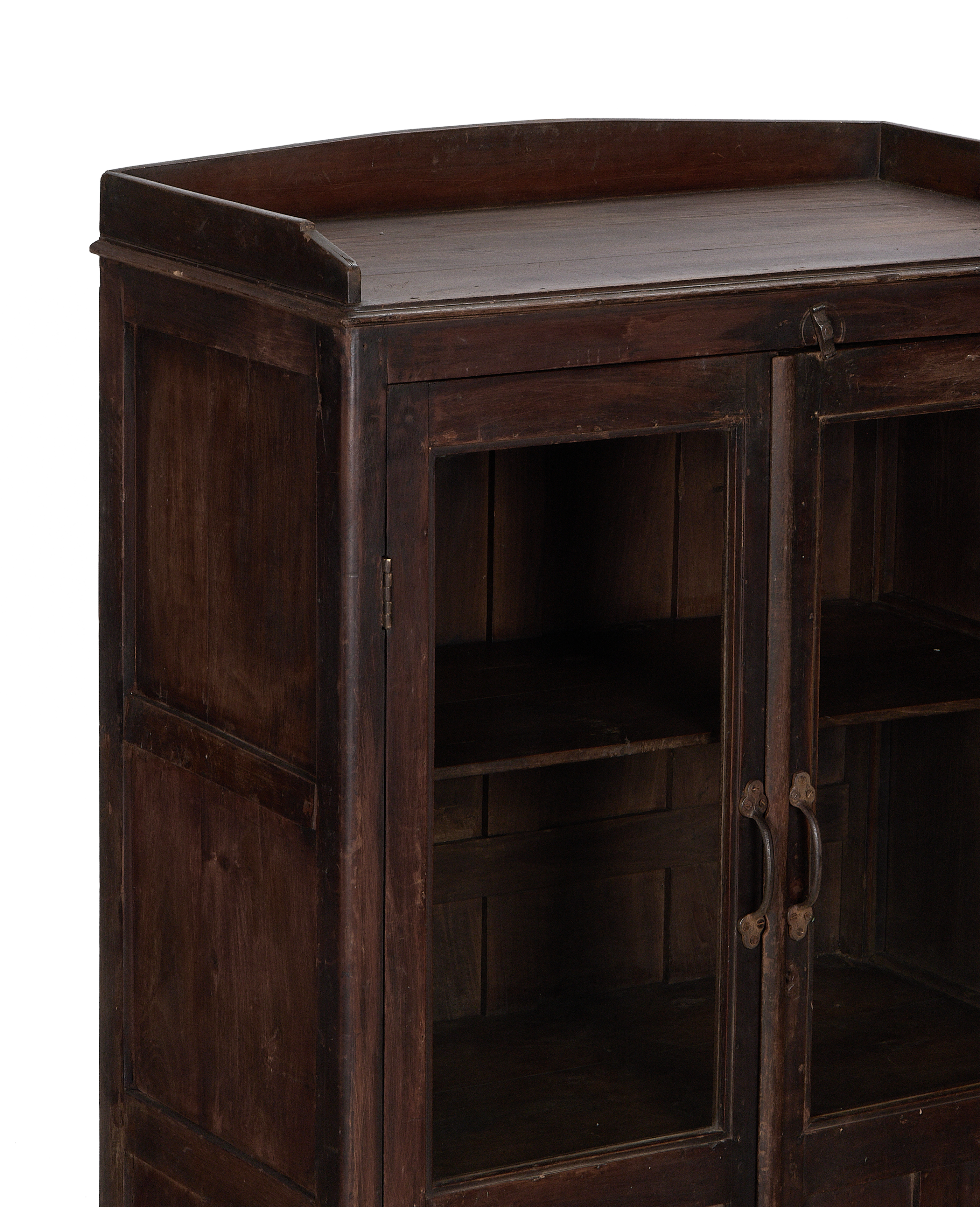 Wood Cabinet - Natural side view