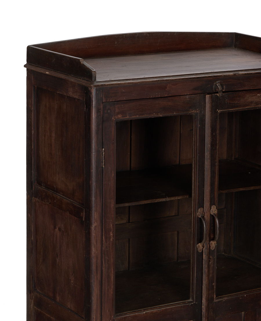 Wood Cabinet - Natural side view