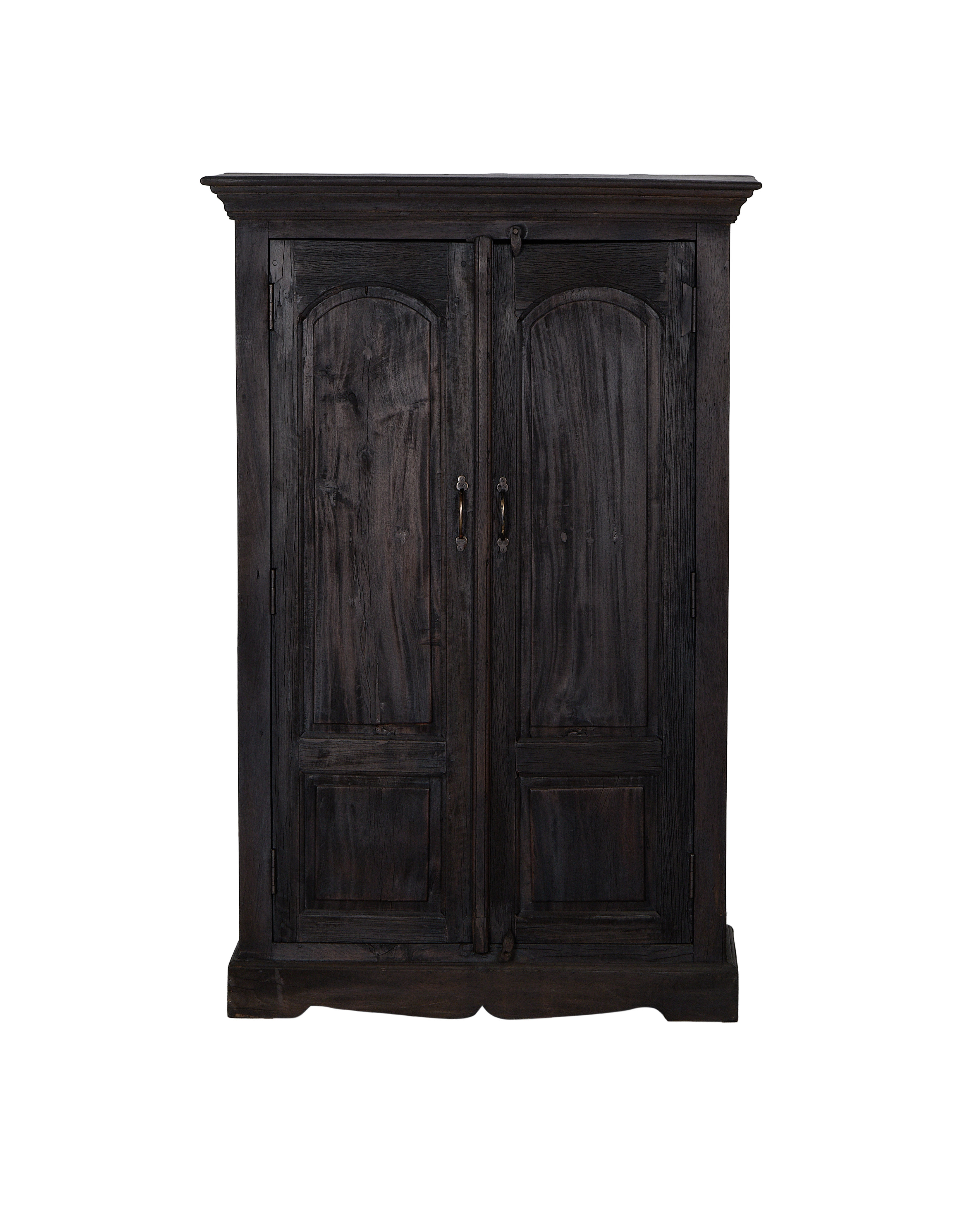 Wood Cabinet - Stained - oak - from India - vintage