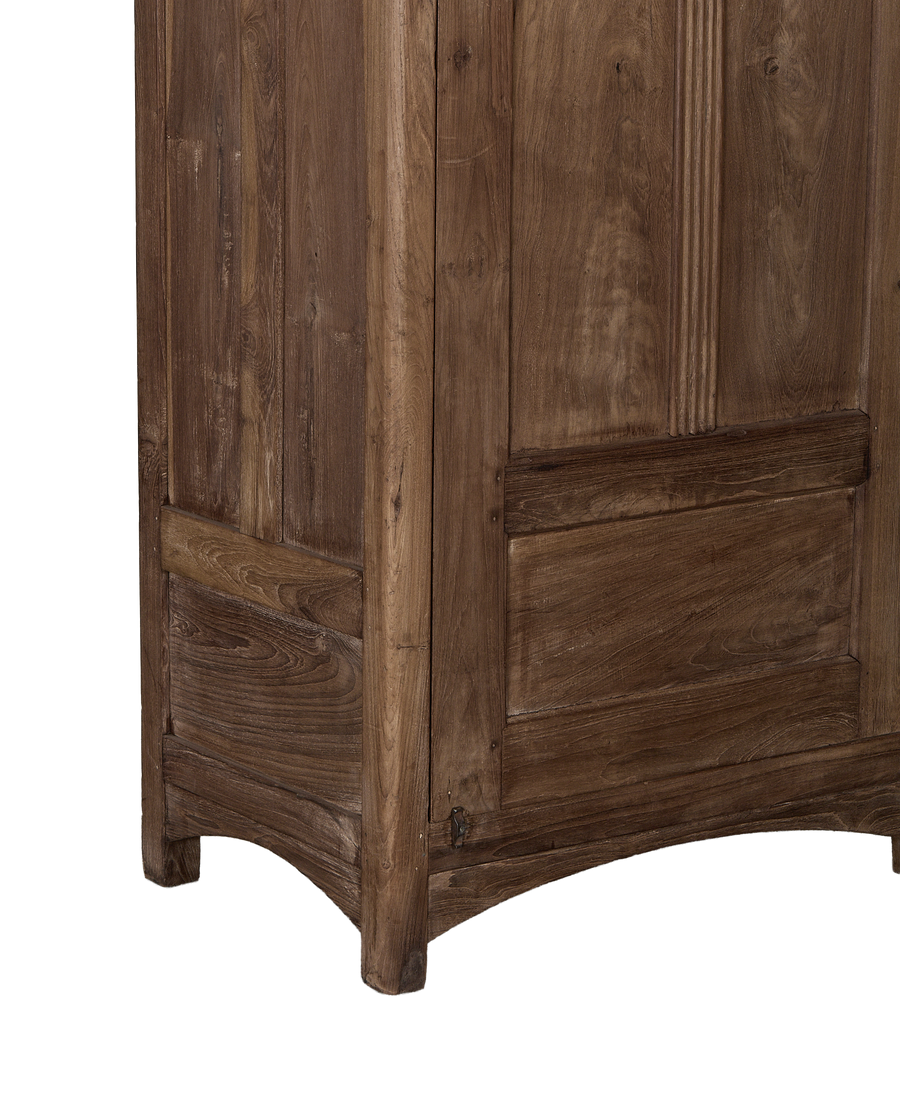Wood Cabinet - Natural side view