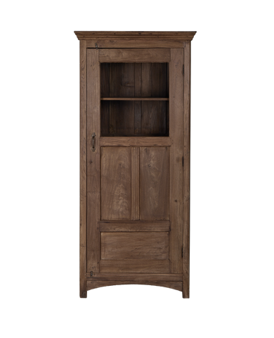 Wood Cabinet - Natural - oak - from India - vintage