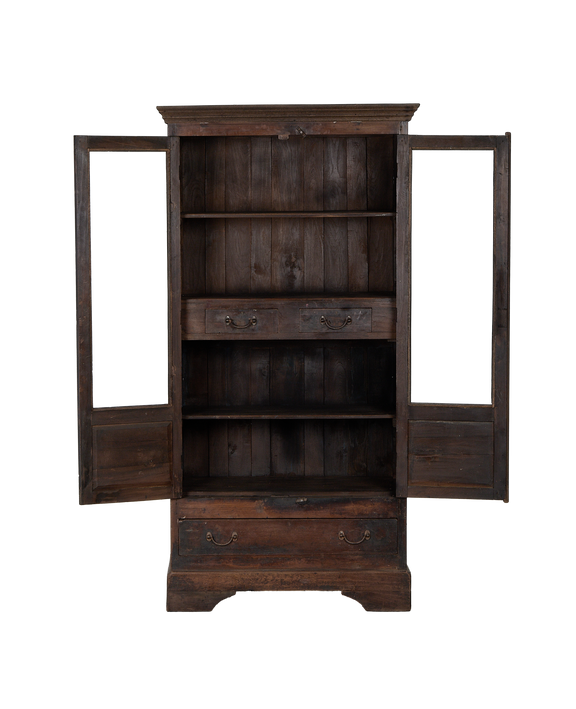 Wood Cabinet - Stained