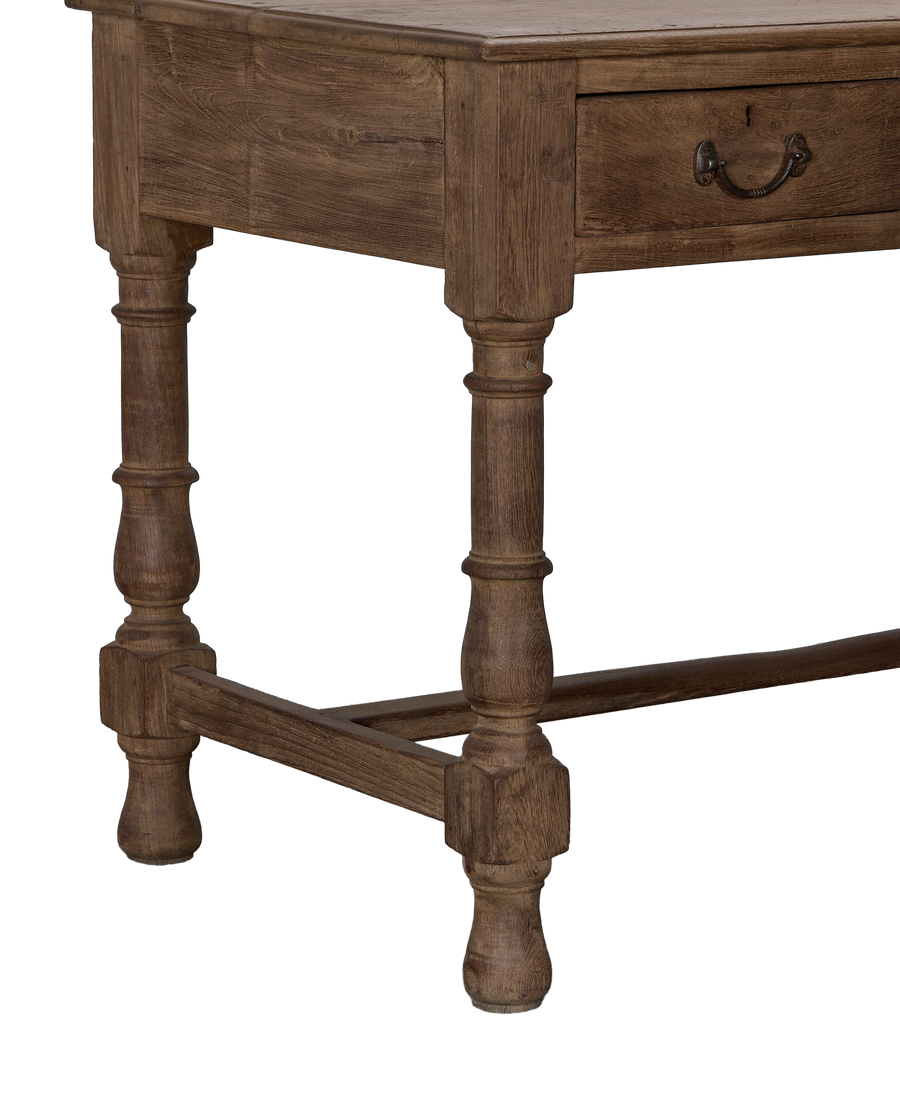 Wood Desk - Natural alternate angle