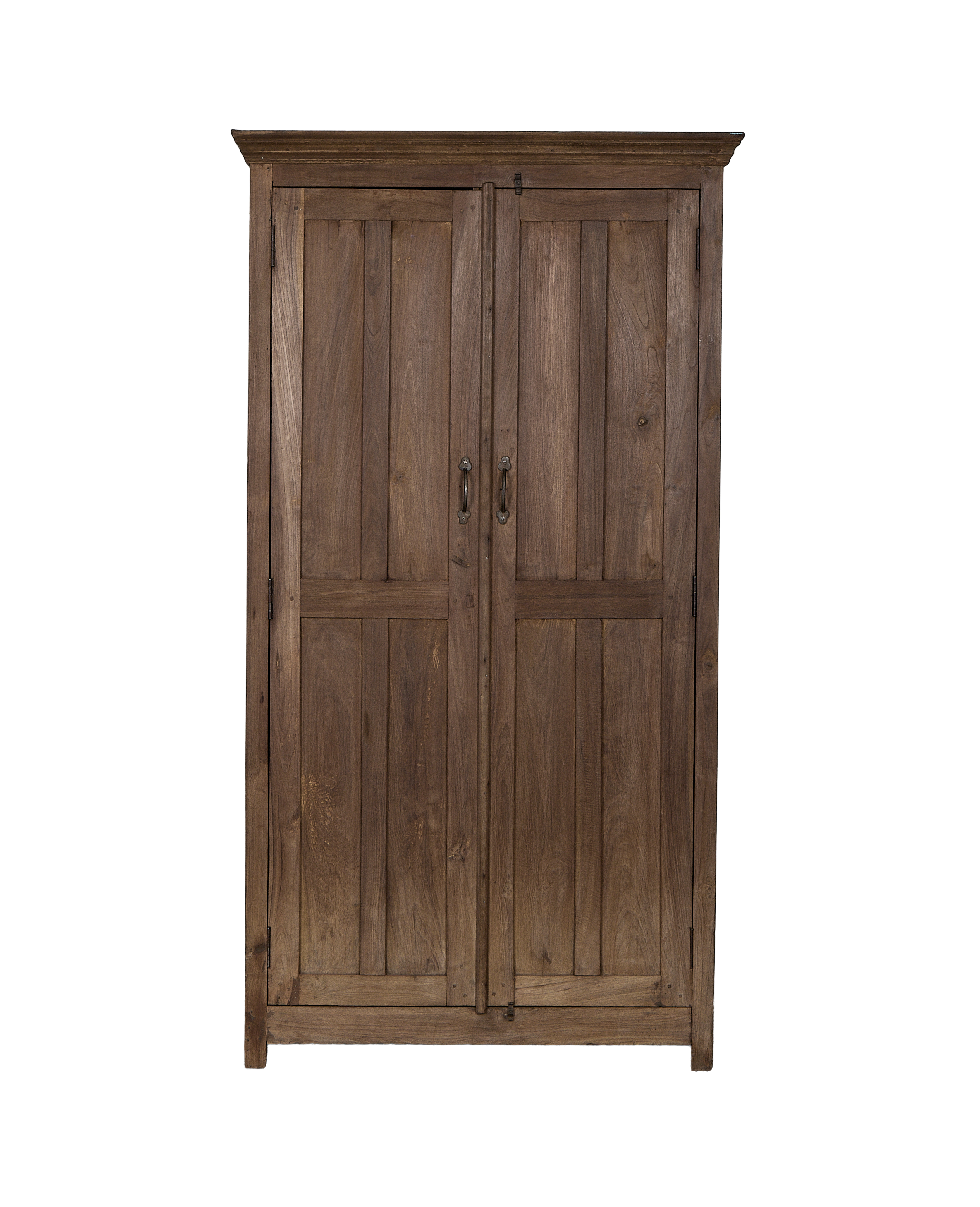 Wood Cabinet - Natural - oak - from India - vintage