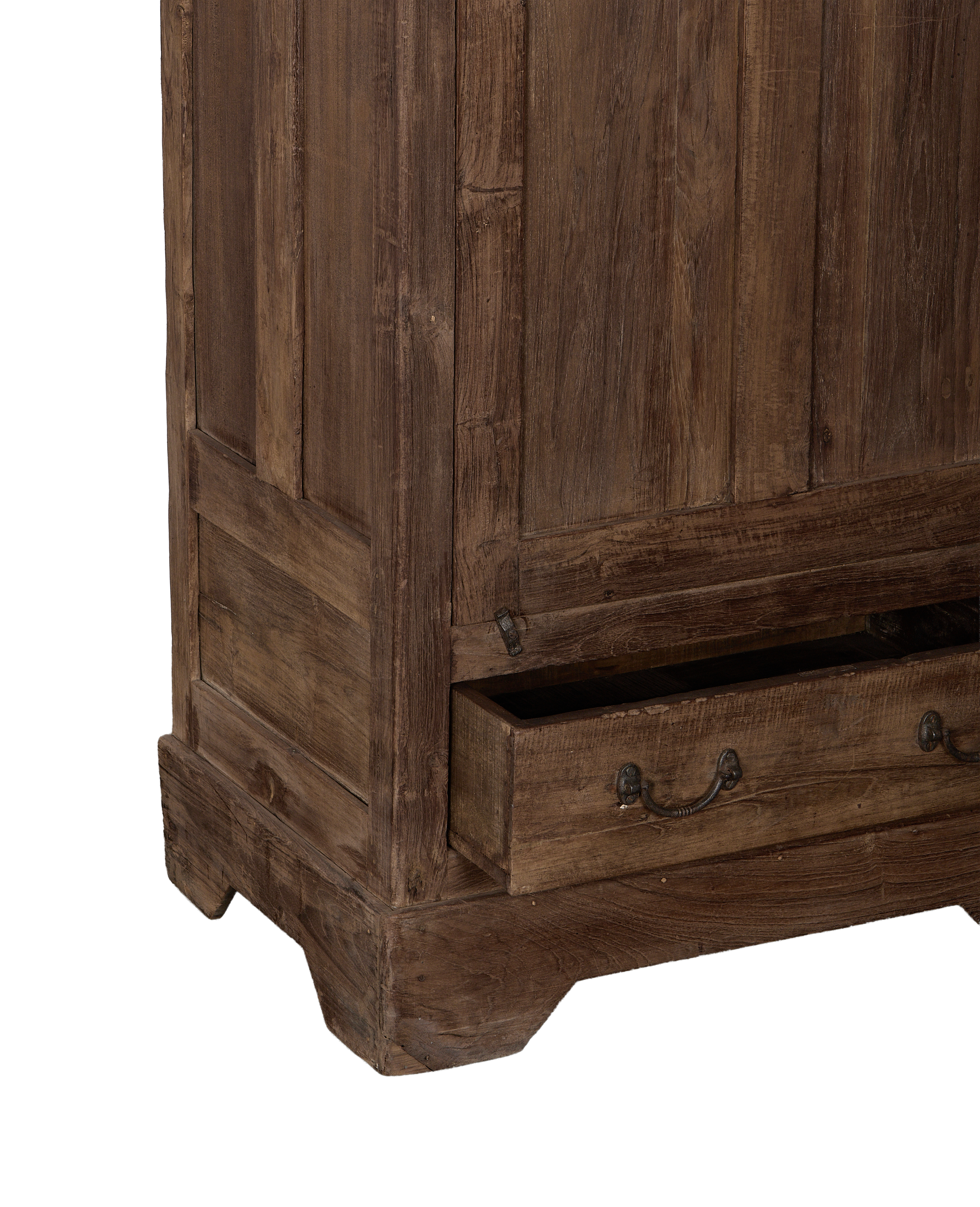 Wood Cabinet - Natural side view